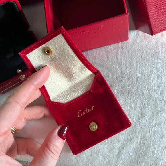 HP 🔥Cartier ring box, ring dust bag, outer box and bag! - Picture 7 of 8